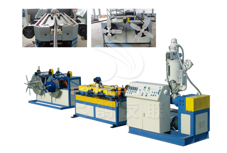 PE/PP/PVC Single Wall Corrugated Pipe Making Machine